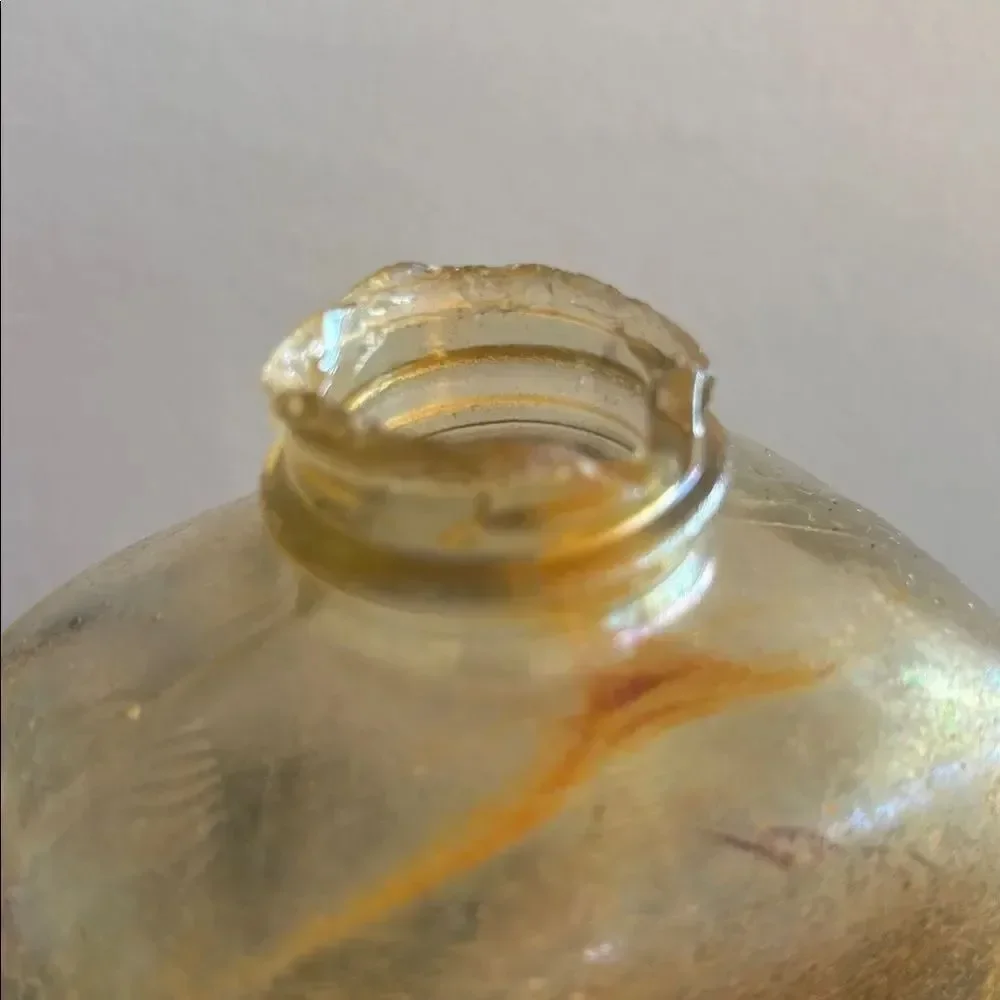 🎀Vintage🎀 1940s/50s Square Ribbed Bottle Found In The Sea
